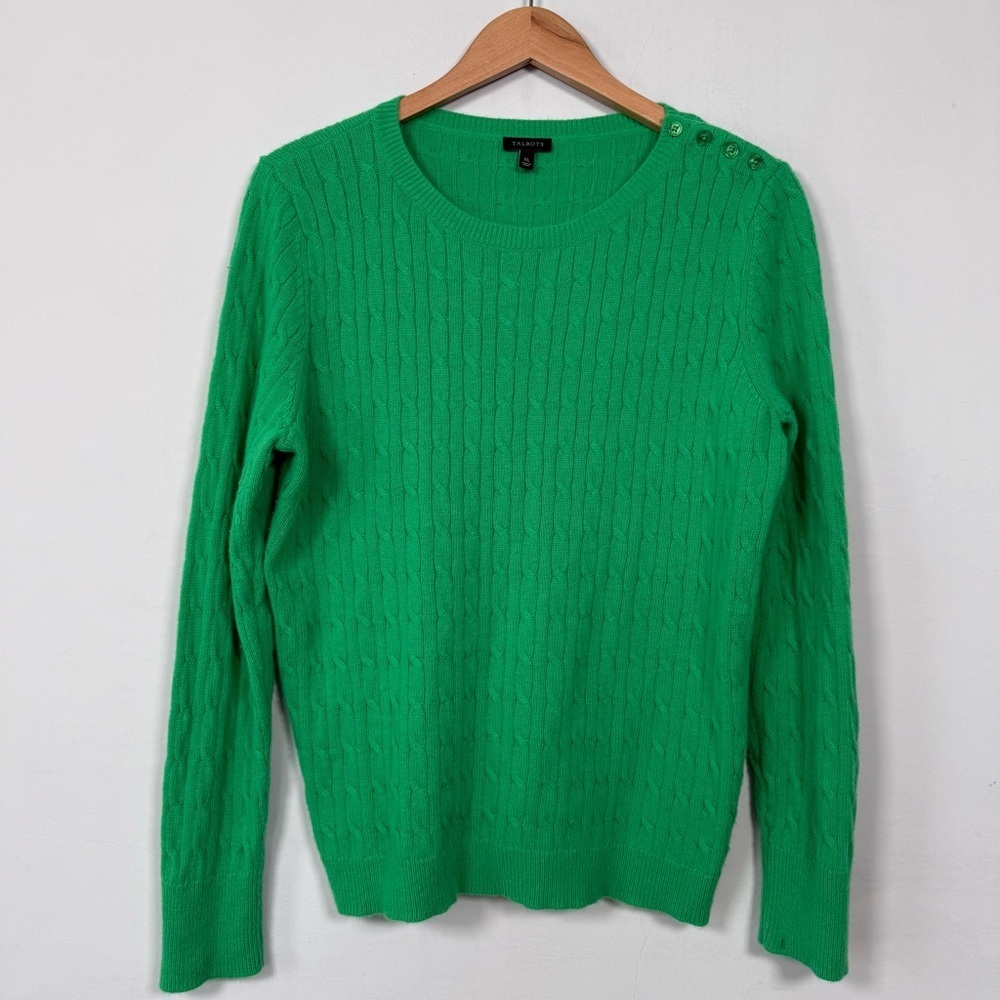 Talbots Supersoft Cableknit Sweater, Size XL, Great Condition
